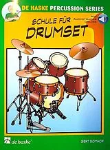 Gert Bomhof Notenblätter Schule für Drumset Band 1 (+Online Audio)