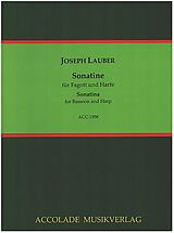 Joseph Lauber Notenblätter Sonatine