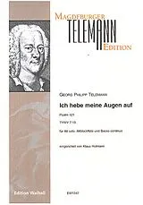 Georg Philipp Telemann Notenblätter Ich hebe meine Augen auf TVWV7-15