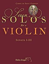 Comte de Saint Germain Notenblätter 7 Solos for a Violin - Sonata nos.1-3