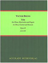 Victor Bruns Notenblätter Trio op.49