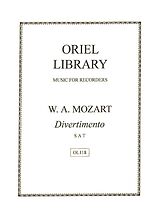 Wolfgang Amadeus Mozart Notenblätter Divertimento