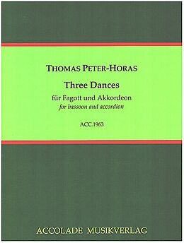 Thomas Peter-Horas Notenblätter 3 Dances