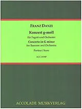 Franz Danzi Notenblätter Konzert g-Moll