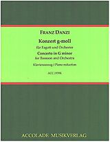 Franz Danzi Notenblätter Konzert g-Moll