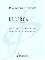 David Salleras Notenblätter Recerca III (after Bach)