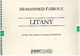 Mohammed Fairouz Notenblätter Litany