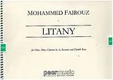Mohammed Fairouz Notenblätter Litany