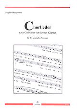Siegfried Bergemann Notenblätter Chorlieder nach Gedichten von Jochen Klepper