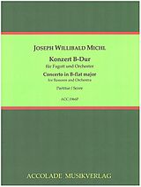 Josef Willibald Michl Notenblätter Konzert B-Dur