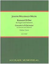 Josef Willibald Michl Notenblätter Konzert B-Dur