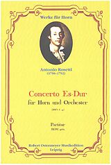 Giovanni Antonio Rossetti Notenblätter Konzert Es-Dur RWV C 42