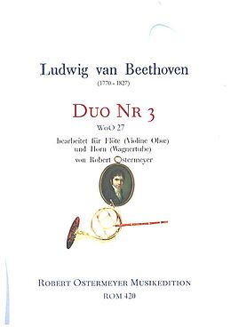 Ludwig van Beethoven Notenblätter Duo Nr.3 WoO 27