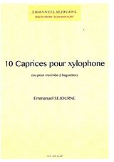 Emmanuel Séjourné Notenblätter 10 Caprices