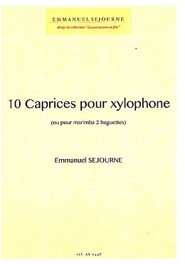 Emmanuel Séjourné Notenblätter 10 Caprices
