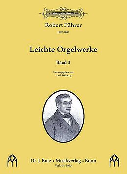 Robert Führer Notenblätter Leichte Orgelwerke Band 3