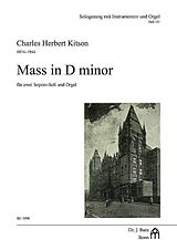 Charles Herbert Kitson Notenblätter Mass in D minor