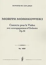 Moritz Moszkowski Notenblätter Concerto op.30