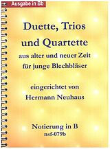  Notenblätter Duette, Trios und Quartette aus alter und neuer Zeit
