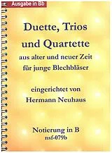  Notenblätter Duette, Trios und Quartette aus alter und neuer Zeit