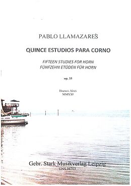 Pablo Llamazares Notenblätter Quince Estudios op. 33