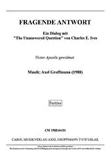 Axel Groffmann Notenblätter Fragende Antwort (1988)