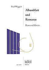 Paul Wiggert Notenblätter Albumblatt und Romanze