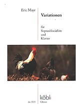 Eric Mayr Notenblätter Variationen über ein Stück aus LMozarts Notenbuch