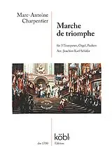 Marc Antoine Charpentier Notenblätter Marche de triomphe