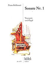 Pietro Baldassari Notenblätter Sonate Nr.1