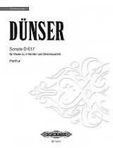 Richard Dünser Notenblätter Sonate D 617