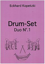 Eckhard Kopetzki Notenblätter Drum-Set Duo Band 1 - Duo No.1
