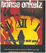  Notenblätter Böhse Onkelz - Wir ham noch lange nicht genug