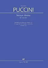 Giacomo Puccini Notenblätter Nessun dorma da Turandot