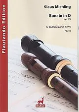 Klaus Miehling Notenblätter Sonate in D