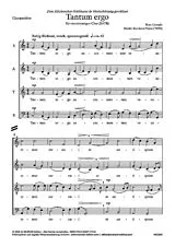 Bernhard Pattis Notenblätter Tantum ergo