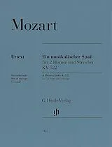 Wolfgang Amadeus Mozart Notenblätter Ein musikalischer Spass KV522