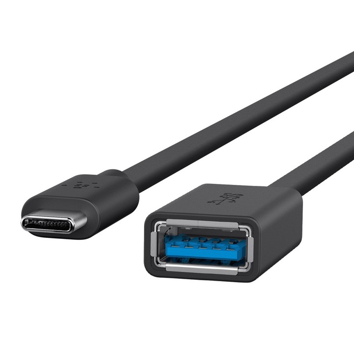 USB 3.0 USB-C to USB-A Adapter, 14cm - black