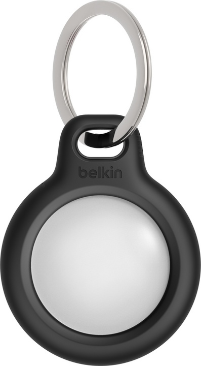 Belkin Secure Holder for Apple AirTag with Keyring - black