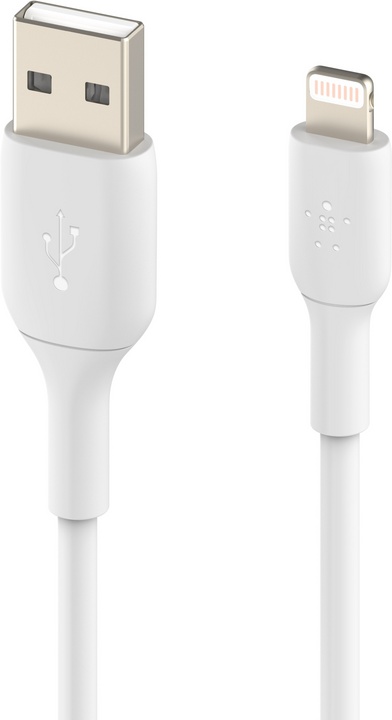 Belkin Boost Charge Lightning to USB-A Cable 1m - white