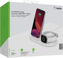 Belkin Boost Charge 3-in-1 Wireless Charger for Apple Devices - white