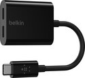Belkin Rockstar CONNECT USB-C Audio + Charge Adapter - black