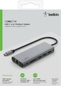Belkin USB-C 6-in-1 Multiport Adapter - spacegrey