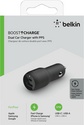 Belkin Boost Charge 37W USB-C PD + USB-A Car Charger