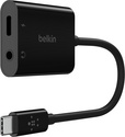 Belkin 3.5 mm Audio + USB-C Charge Adapter RockStar - black