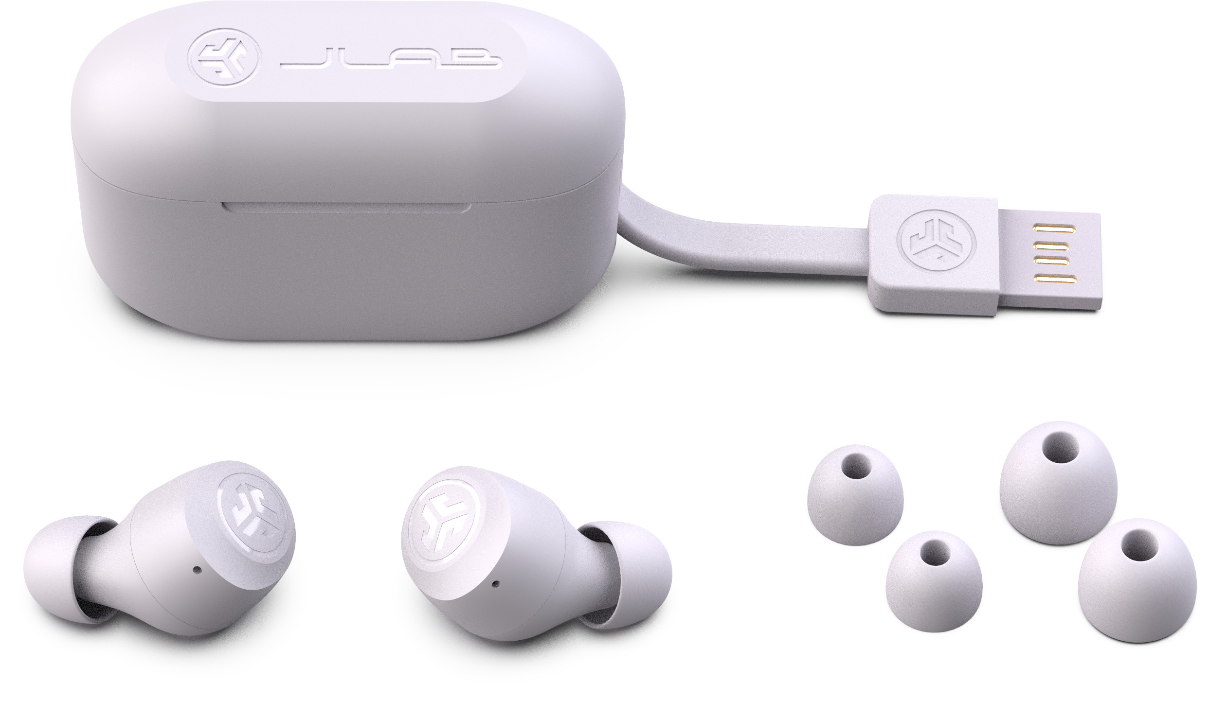 JLAB Go Air Pop Earbuds IEUEBGAIRPOPRLLC124 True Wireless, Lilac