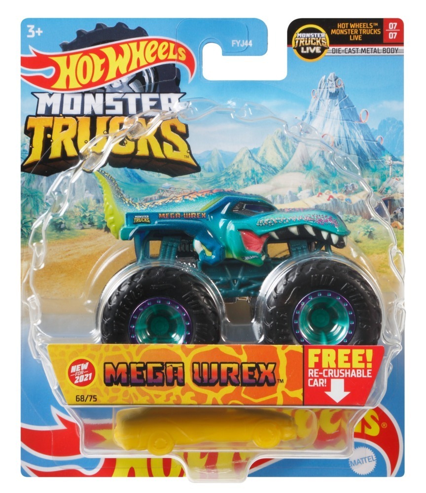 ミニカー Hotwheels MONSTER TRUCKS Hot Wheels Monster Trucks 1:64 2er Set sortiert | Smyths Toys Schweiz