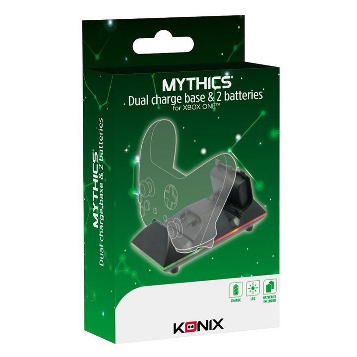 KONIX - Mythics Dual Charging Station + 2 Batteries [XONE]