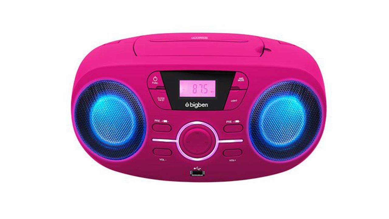 Tragbares CD/Radio CD61 USB - pink