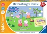 Ravensburger tiptoi Puzzle 00163 Puzzle für kleine Entdecker: Peppa Pig, Kinderpuzzle für Kinder ab 4 Jahren, für 1 Spieler
